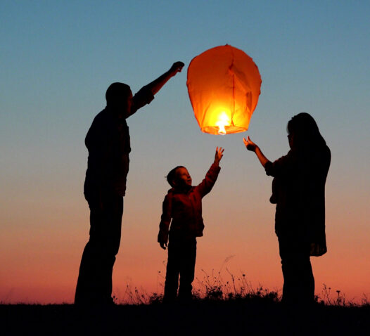 En flygande ballong